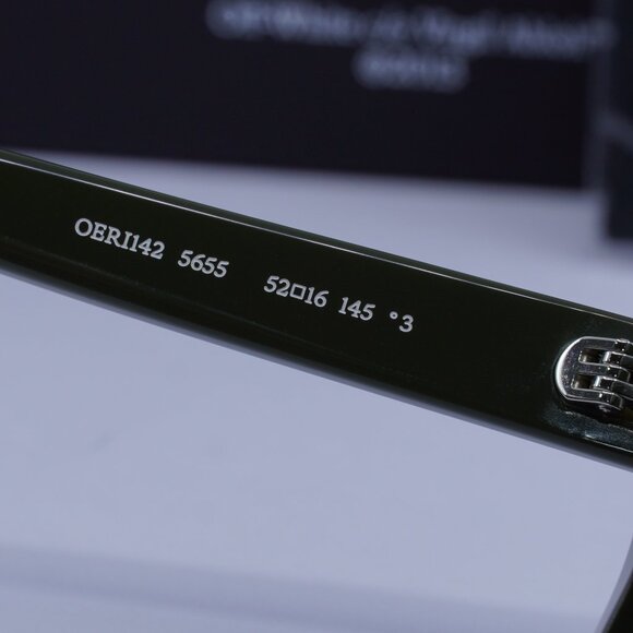 Off-White OERI142 WINDSOR 5655 Square Sunglasses – Military Green - Picture 8 of 10